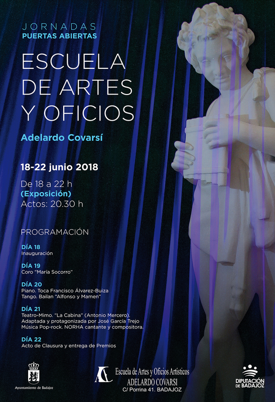 La Escuela de Artes y Oficios 'Adelardo Covarsí' celebra jornadas de puertas abiertas con exposiciones, música, baile y teatro