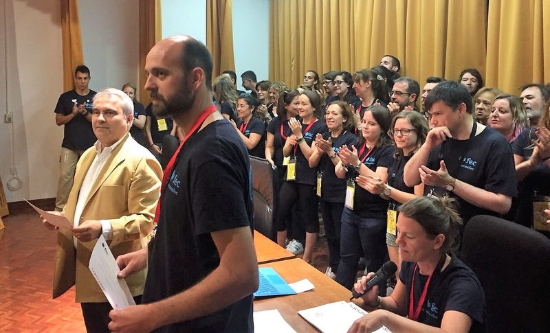 Fragoso entrega a un centenar de jóvenes de toda España los títulos que acreditan su participación en el I Campo de Trabajo FEC