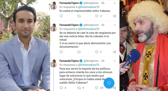 Fernando Tejero niega haber cobrado 12.100 euros por el pregón de Carnaval
