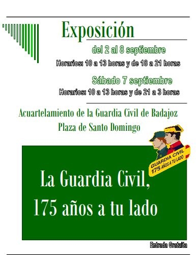 Inauguración exposición ''La Guardia Civil, 175 años a tu lado''