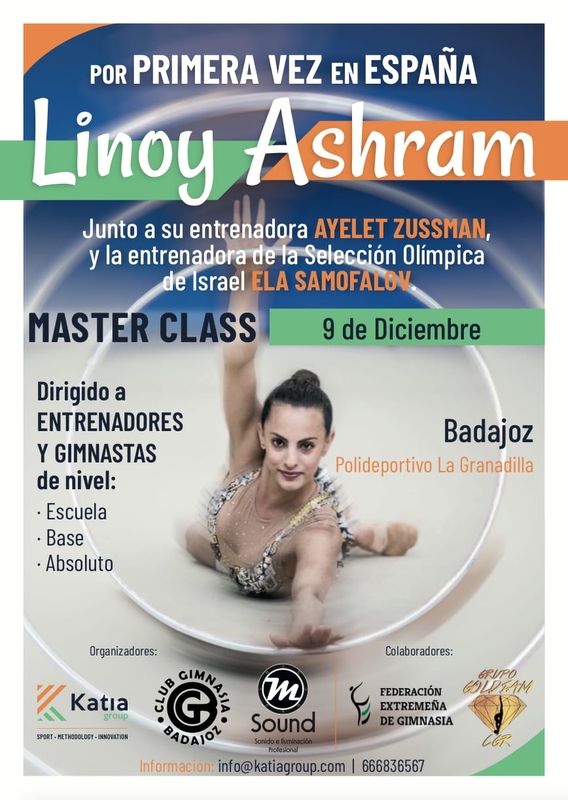 Master class en España con la gimnasta internacional medallista Mundial Linoy Ashran
