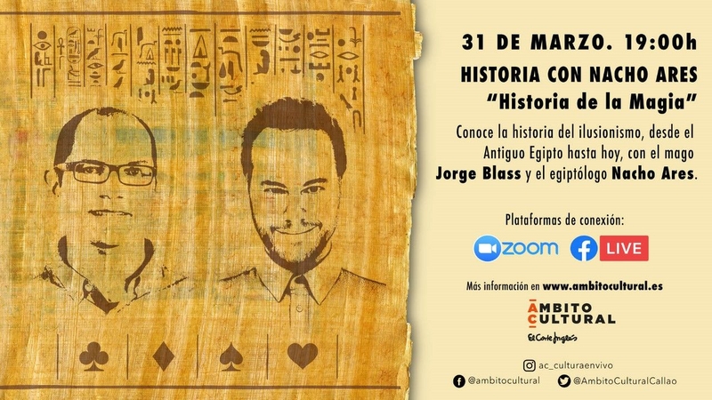 Ámbito Cultural ofrece ''Historia de la Magia'', con Jorge Blass y Nacho Ares