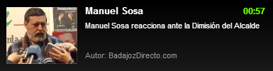 Declaraciones de Manuel Sosa tras la dimisión de Miguel Celdrán