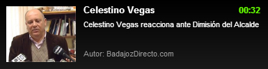 Declaraciones de Celestino Vegas tras la dimisión de Miguel Celdrán