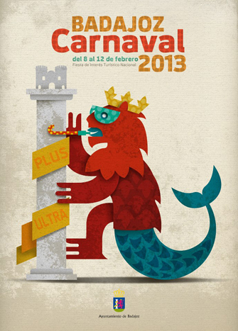 Cartel Oficial del Carnaval de Badajoz 2013