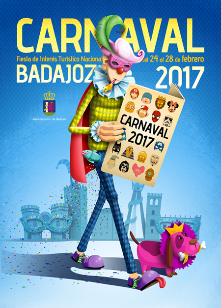 Cartel de Carnaval de Badajoz 2017