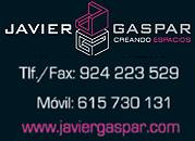 JAVIER GASPAR<br>CREANDO ESPACIOS