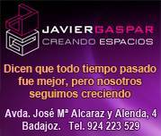 JAVIER GASPAR<br>CREANDO ESPACIOS