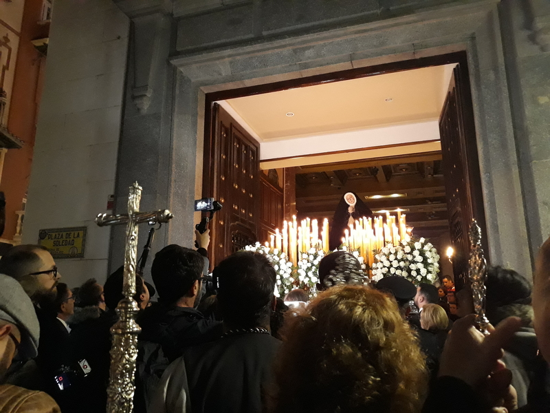 La Soledad vuelve a quedarse en el templo