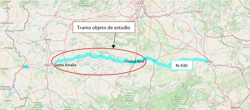 Mitma formaliza el contrato de redacción del estudio informativo para el acondicionamiento de la N-430 entre Santa Amalia y Ciudad Real