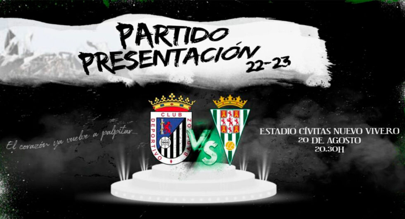 Así será el partido de presentación del Badajoz ante el Córdoba CF