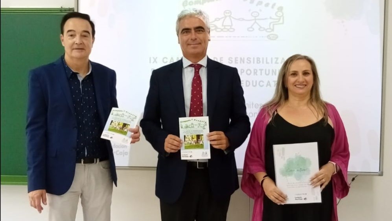 La campaña de sensibilización en igualdad de oportunidades en el ámbito educativo ''Comparte y Respeta'' de Cocemfe Badajoz comienza su IX edición 
