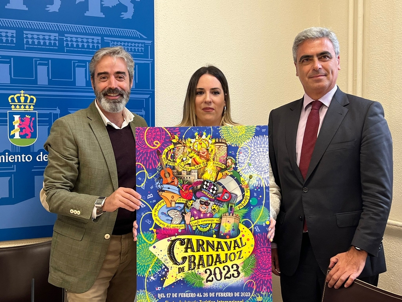 El Carnaval de Badajoz 2023 ya tiene cartel anunciador 