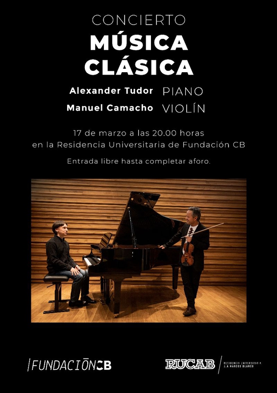 Concierto de música clásica en la RUCAB