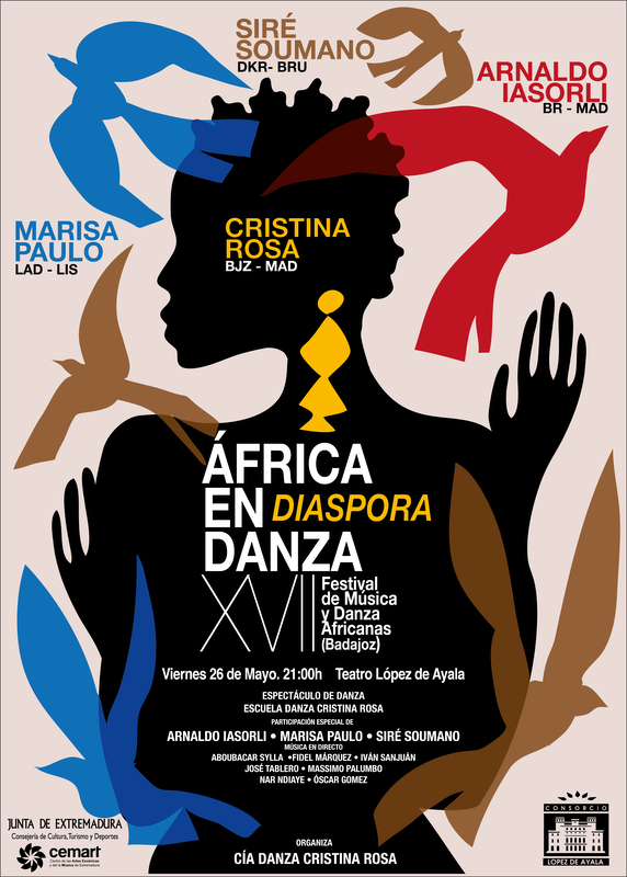 Este viernes en el Teatro López de Ayala espectáculo de danzas y músicas africanas 'Diáspora'