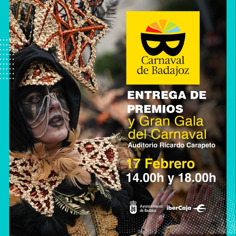 El Carnaval de Badajoz entrega sus premios en la Gran Gala de este sábado