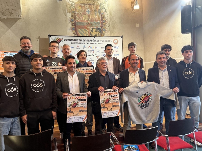 Badajoz reúne a 24 equipos nacionales de voleibol entre el 6 y el 11 de mayo en el Campeonato de España Cadete Masculino