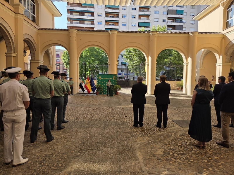 La Guardia Civil homenajea en Badajoz a las víctimas del terrorismo del cuerpo, 28 de ellas extremeñas