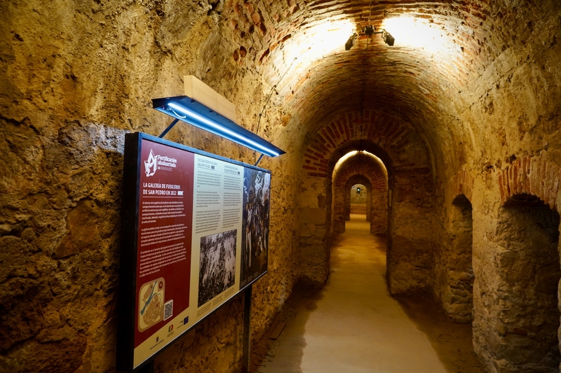 La Galería de Fusileros del Baluarte de San Pedro en Badajoz abre al público este viernes