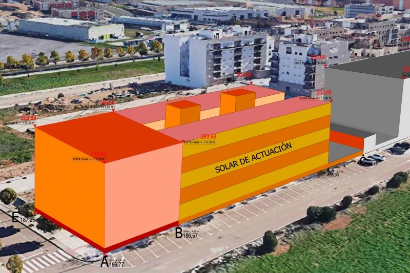 El Ayuntamiento de Badajoz licita la construcción de 89 nuevas viviendas de promoción pública en la ciudad