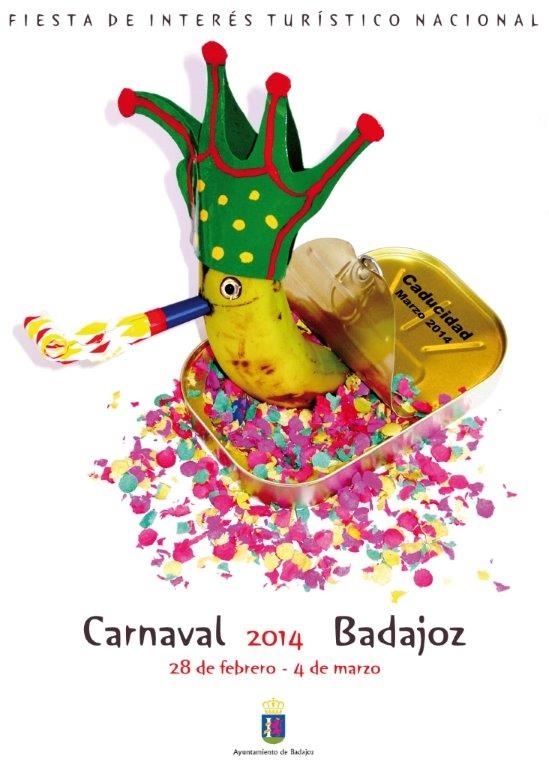 Cartel Oficial del Carnaval de Badajoz 2014
