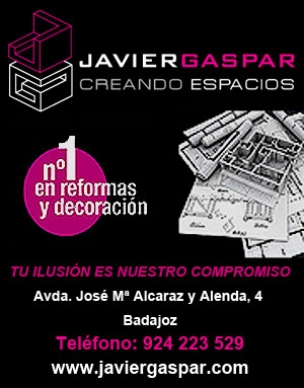 JAVIER GASPAR<br>CREANDO ESPACIOS