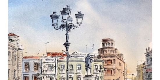 LA EXPOSICIÓN ‘CIUDADES A LA DERIVA. ACUARELAS URBANAS’ 