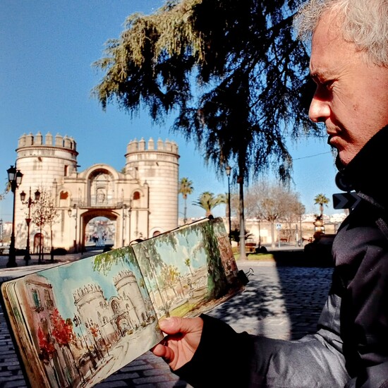  EXPOSICIÓN ‘ILUSTRACIONES DE BADAJOZ’ DE GAMERO GIL 