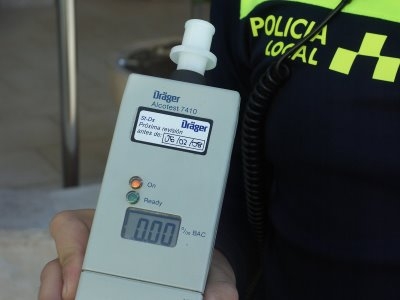 Imputados dos conductores en Badajoz por conducir bajo los efectos del alcohol