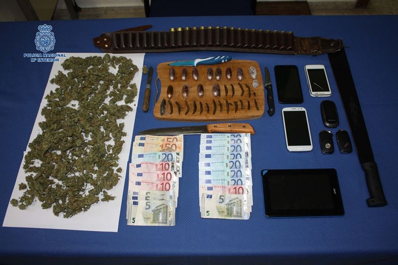 Cuatro detenidos en Badajoz como presuntos autores de tráfico de drogas