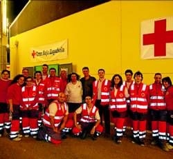Operativo especial de Cruz Roja en la Feria de San Juan en Badajoz