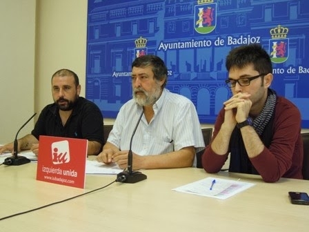 El Grupo Municipal de IU en el Ayuntamiento de Badajoz exige la 