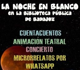 Centros dependientes de la Consejería de Educación y Cultura colaboran con 'La Noche en Blanco' en Badajoz