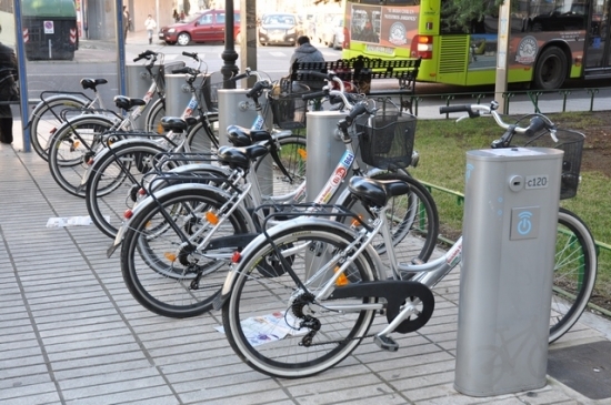 Unas obras obligan a cerrar cinco bases del sistema público de alquiler de bicicletas 