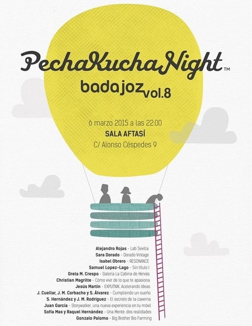 PechaKucha Night Badajoz celebra su octava edición con 12 proyectos innovadores y un espectáculo de magia