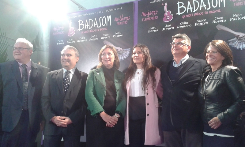 Dulce Pontes, Sara Baras o Niña Pastori actuarán en BADASOM 2015