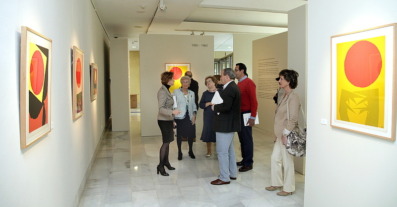 La exposición de Luis Feito en la Diputación de Badajoz se amplía hasta el 23 de mayo