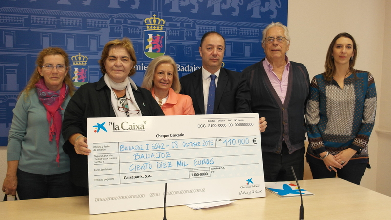 110.000 euros para cuatro entidades sociales de Badajoz