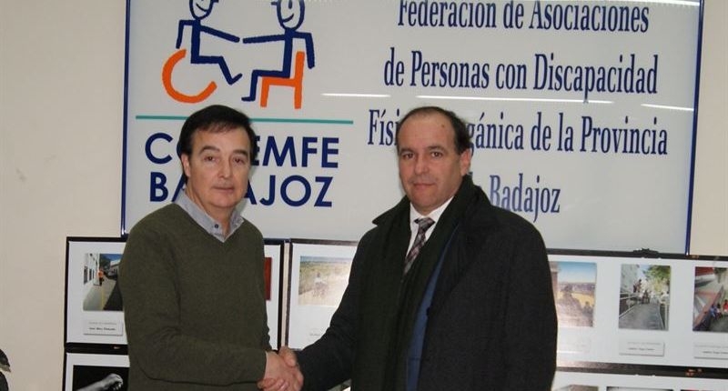 Cocemfe Badajoz y Foronext fomentarán la accesibilidad y la integración social y laboral de las personas discapacitadas