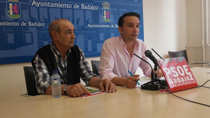 El PSOE de Badajoz insiste en el ''déficit generalizado'' del mantenimiento de la ciudad y en concreto del Cerro de Reyes