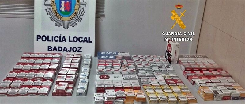 Incautadas más de doscientas cajetillas de tabaco de contrabando en la Feria de Badajoz
