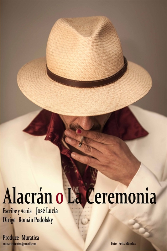 El actor extremeño José Antonio Lucia pone en escena 'Alacrán o la ceremonia' en el Teatro López de Ayala