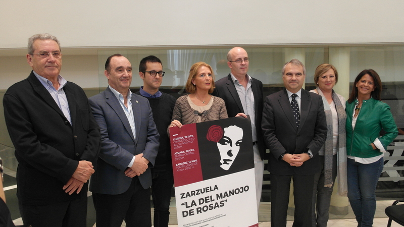 La Zarzuela ''La del Manojo de Rosas'' llega a las localidades de Llerena, Azuaga y Badajoz