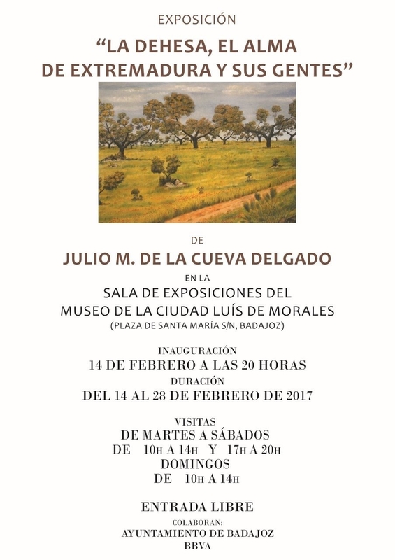 La muestra 'La dehesa, el alma de Extremadura y sus gentes' se podrá visitar del 14 al 28 de febrero en Badajoz