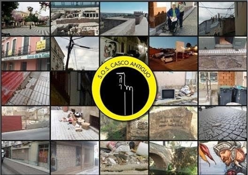 La plataforma SOS Casco Antiguo de Badajoz entrega al alcalde un plan de barrio para recuperar la zona