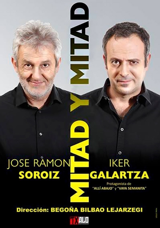 La comedia Mitad y Mitad se representará en el Teatro López de Ayala de Badajoz este sábado
