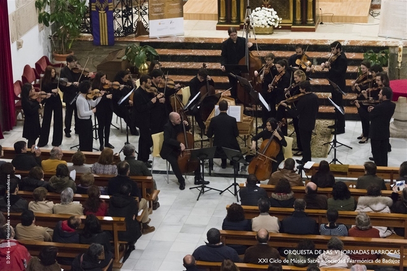 El concierto de las VII Jornadas Extremeñas de Orquesta Barroca este martes se traslada a la Diputación de Badajoz