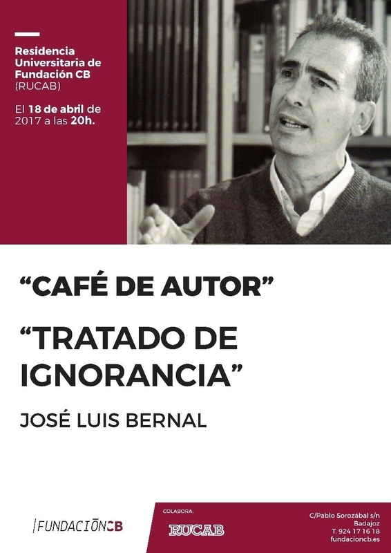 El escritor y catedrático de Literatura Española José Luis Bernal presentará en Badajoz su libro ''Tratado de ignorancia''
