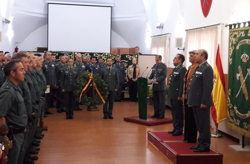 La delegada del Gobierno preside en Badajoz los actos del X Aniversario de la creación de la USECIC de la Guardia Civil