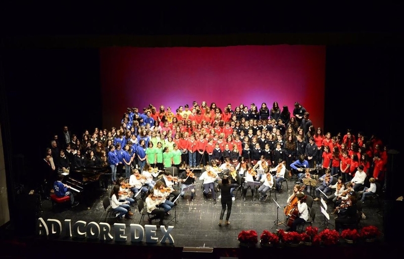 El XXIV Festival de Primavera Adicoredex llega al Teatro López de Ayala de Badajoz con actuaciones de coros escolares